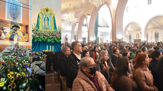 "Emotiva Celebración Eucarística y Mañanitas en Honor a la Virgen de Guadalupe"
