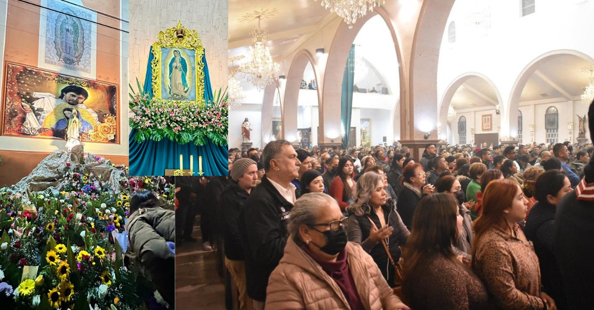 "Emotiva Celebración Eucarística y Mañanitas en Honor a la Virgen de Guadalupe"